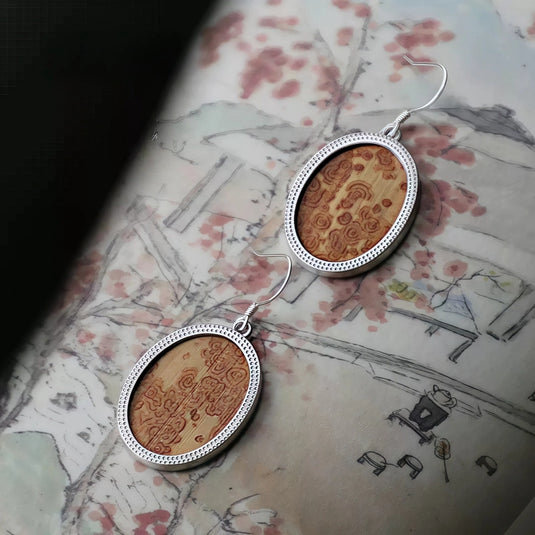 Junzi Xiangfei Bamboo Ear Pendants