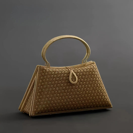 Limited-Edition Collectible Bamboo Handwoven Handle Bag