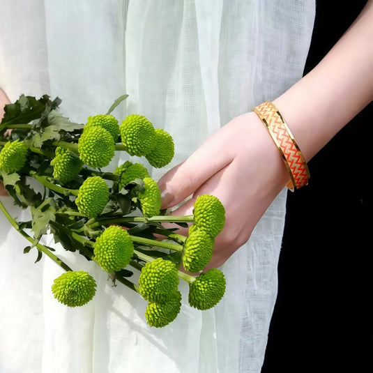 Bamboo Handwoven Bracelet Adjustable