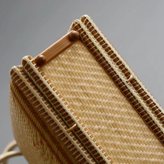 Collectible Bamboo Handwoven Handle Bag